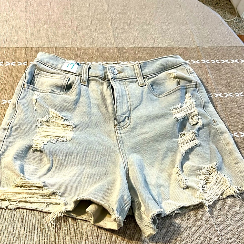 High rise shorts
